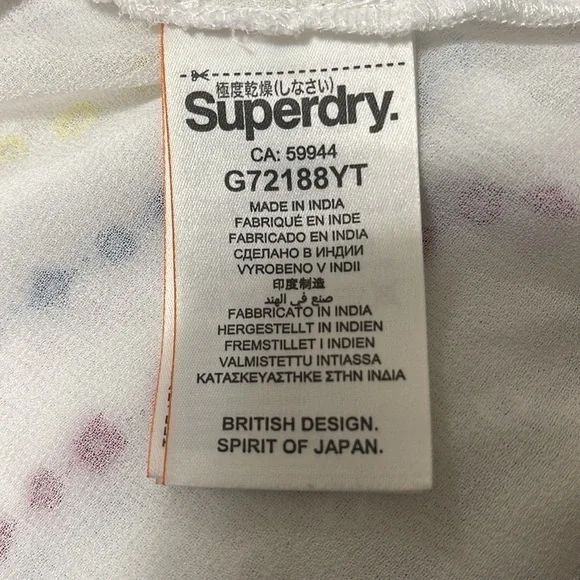 Superdry SKIRT MULTICOLOR SKIRT - Picture 6 of 7